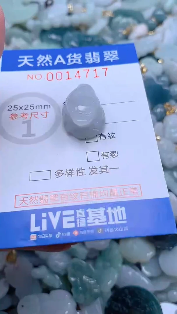 翡翠未镶嵌吊坠(不含链)1