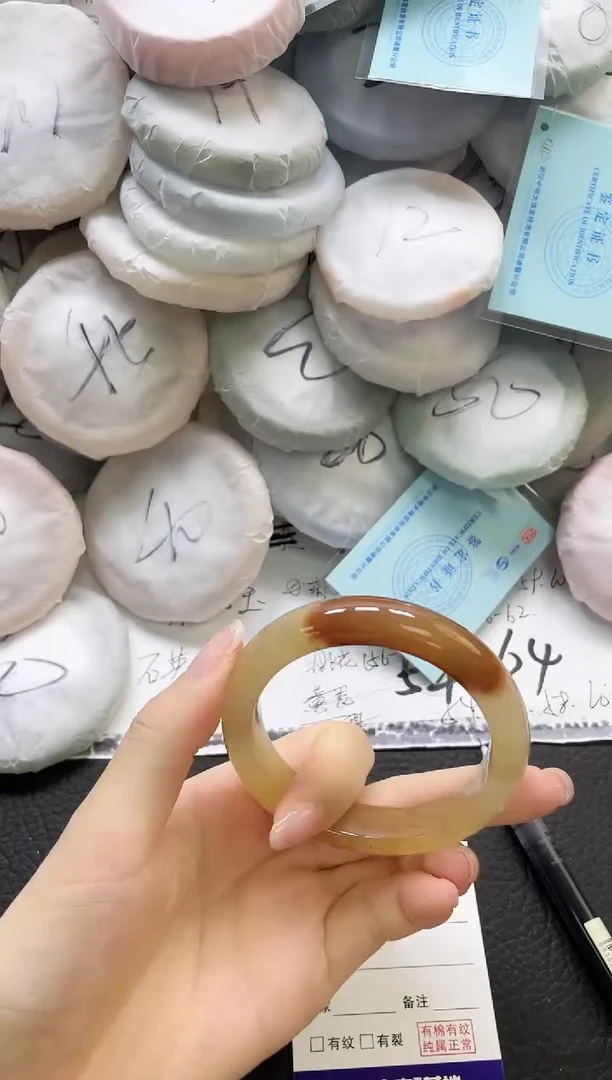 未镶嵌手镯石英质玉28-58