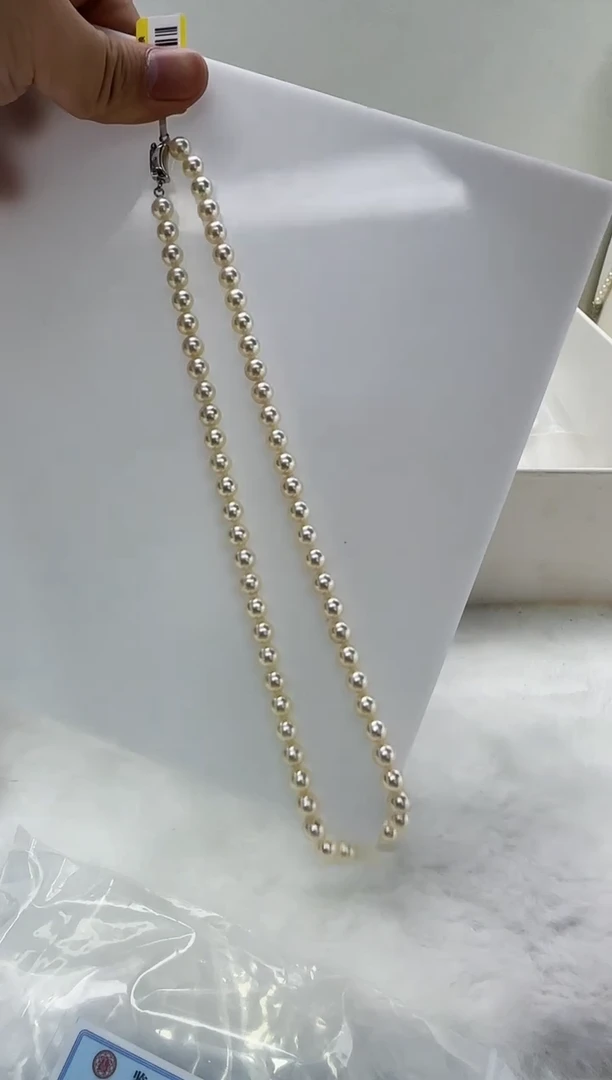 【闪购商品】海水珍珠DA银S925镶嵌t811 羽皇金串6
