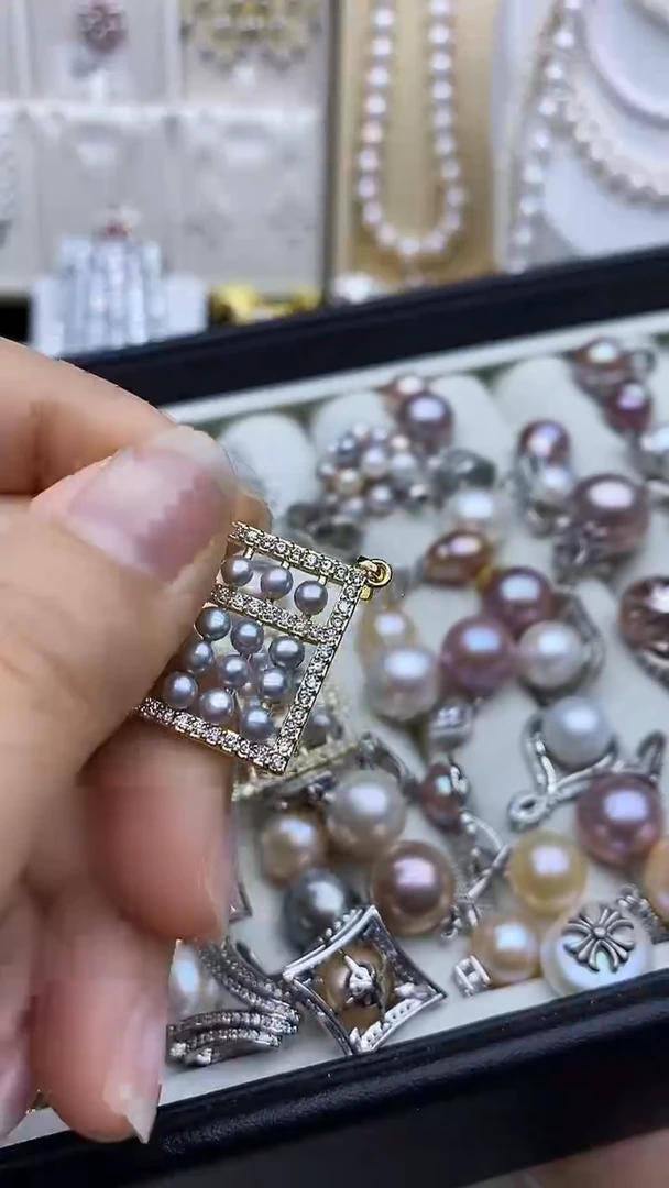 吊坠(不含链)未镶嵌淡水珍珠吊坠多样性发其一