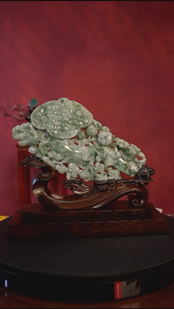 未镶嵌摆件翡翠如意