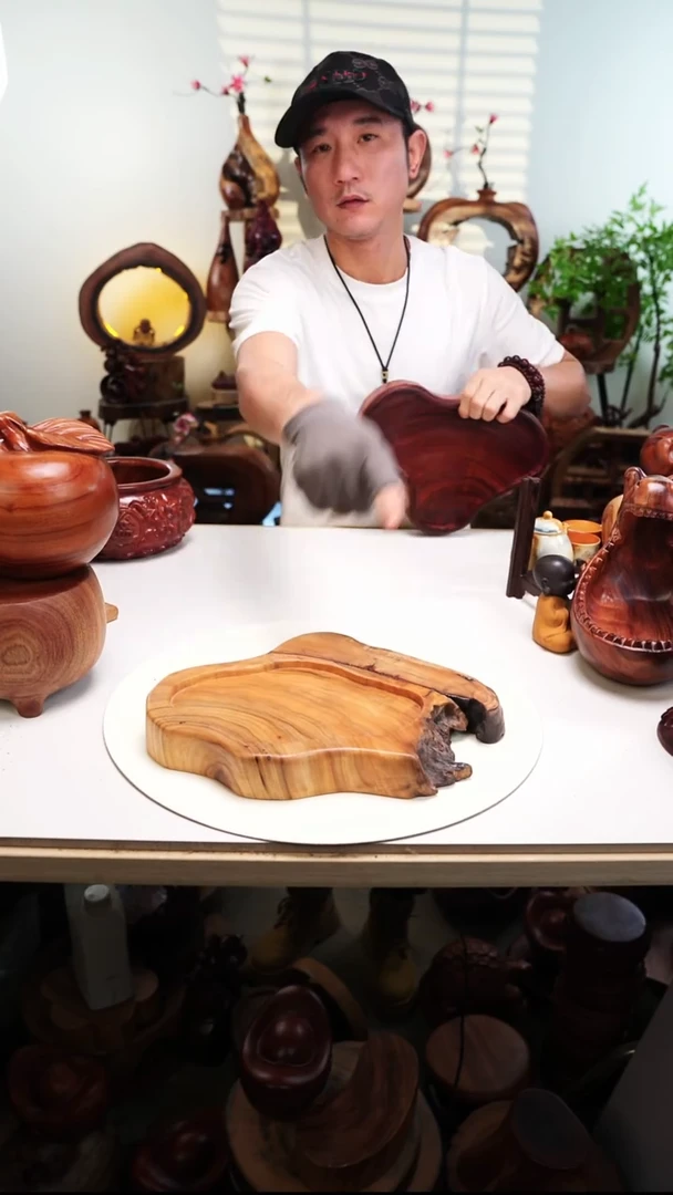 木香樟木摆件/侘寂风盆