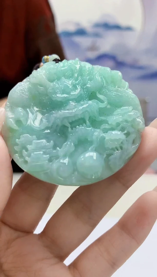 定制翡翠未镶嵌4829xx-毛货挂件125