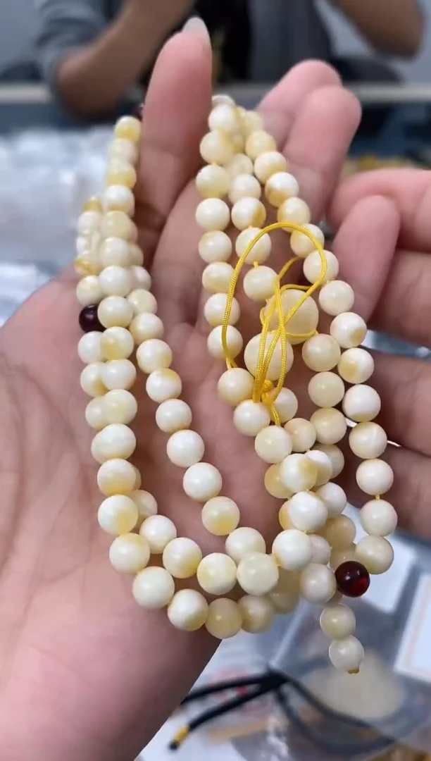 【闪购商品】琥珀裸石未镶嵌天然琥珀蜜蜡108