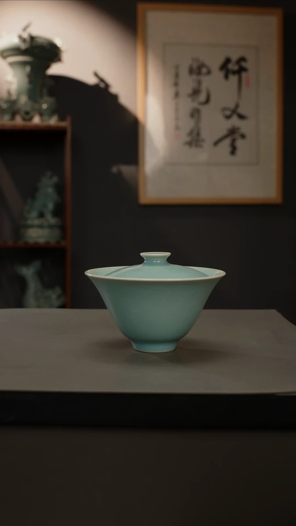 【闪购商品】杯原产地仿古釉斗笠两才