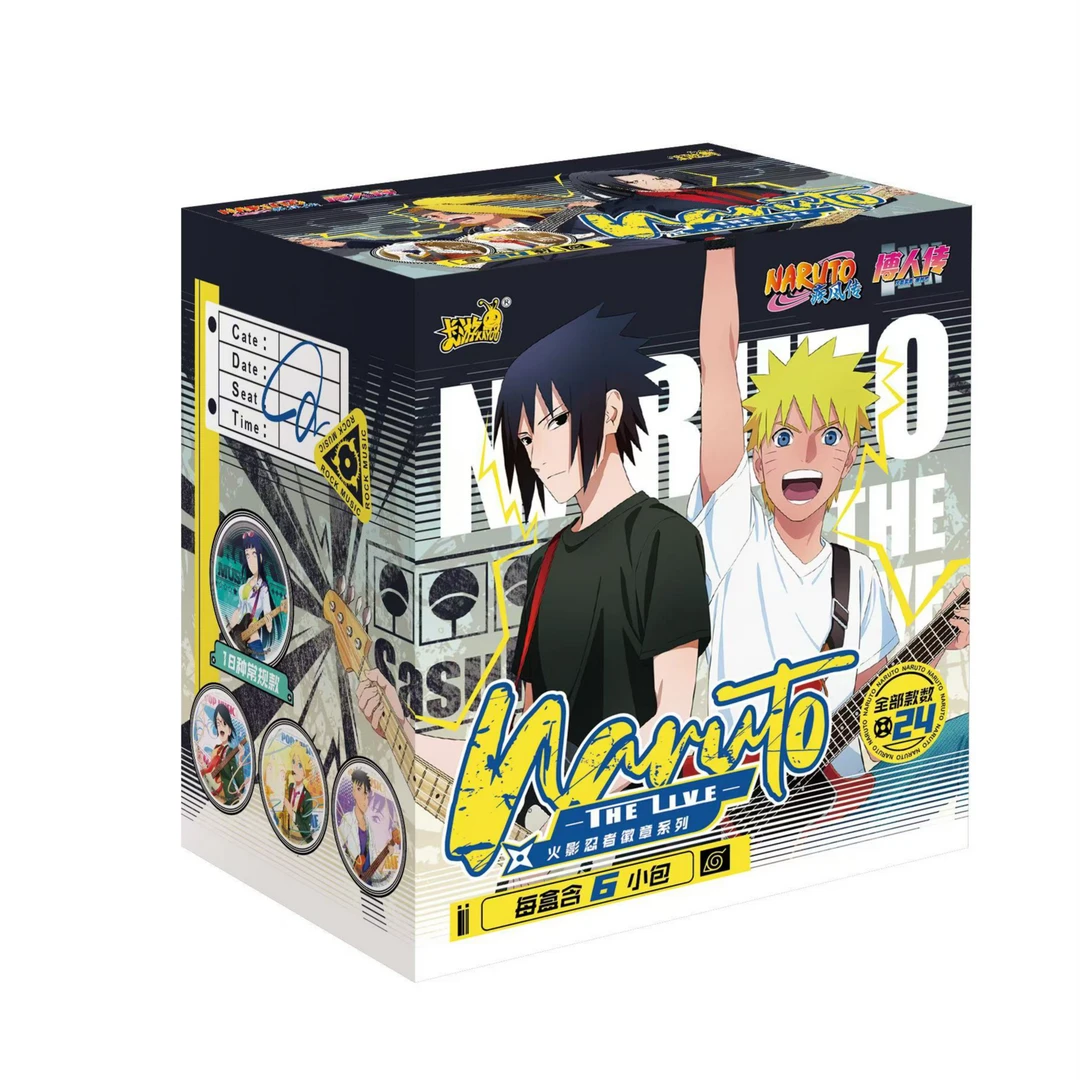 【老王拆谷/吃吃】卡游正版火影忍者博人传马铁口吧唧徽章潮玩盲盒