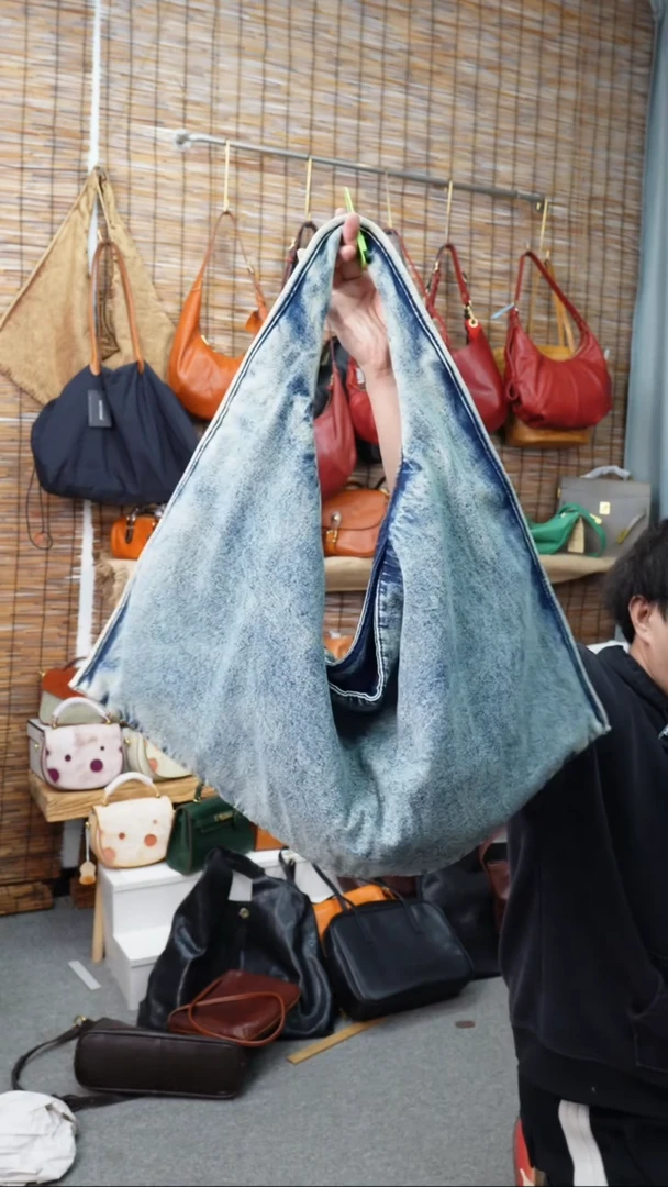 牛津布牛仔马甲 蓝色