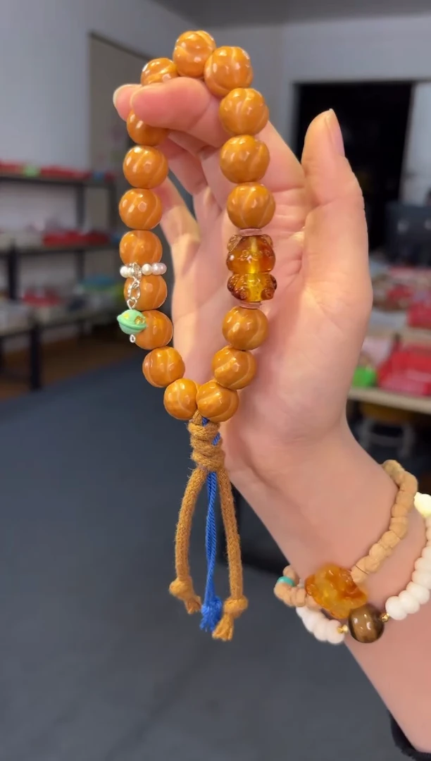 吊坠菩提根/象牙果缥* 猴头砖面花卷【布偶熊】手持