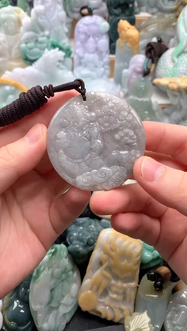 吊坠(不含链)未镶嵌翡翠1