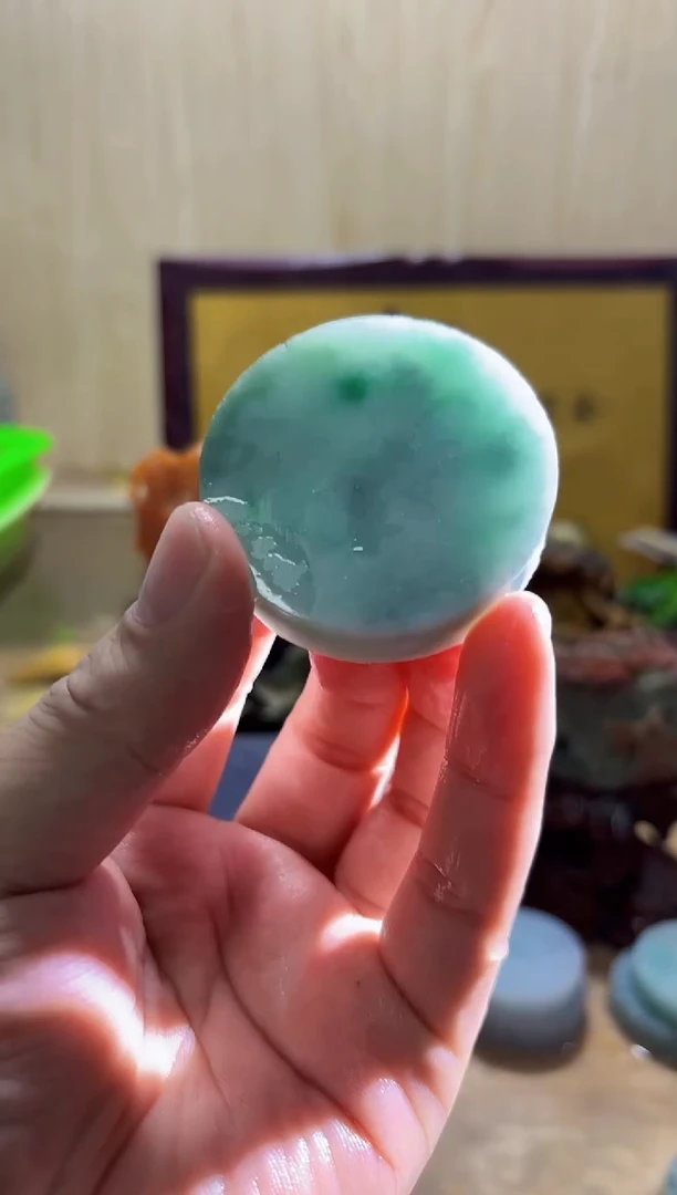 未镶嵌挂件翡翠A货常星4495
