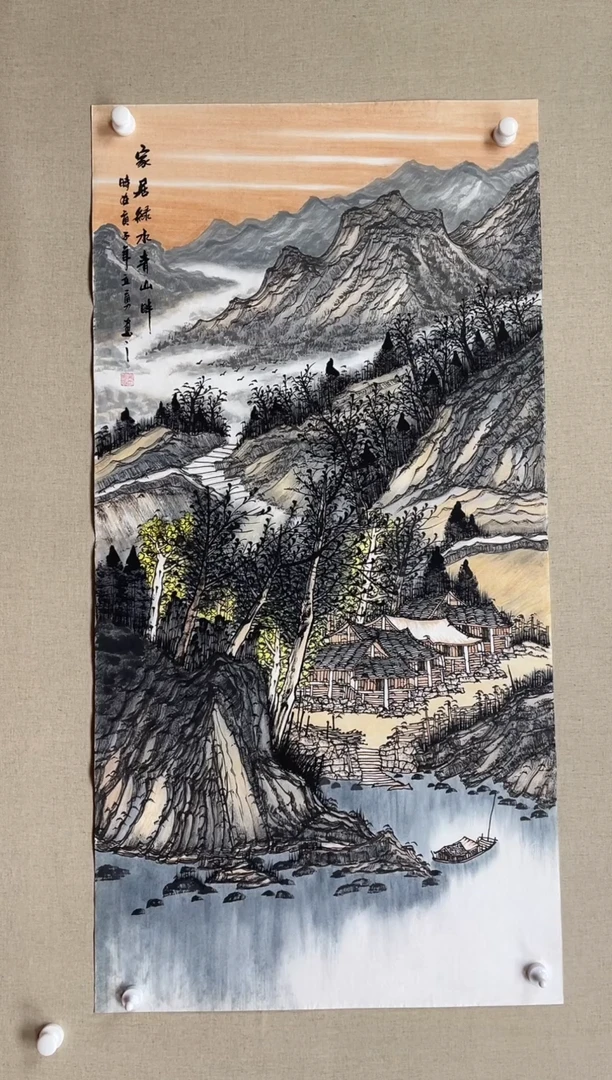 国画138*68 吴立勇吴立勇吴立勇吴立勇