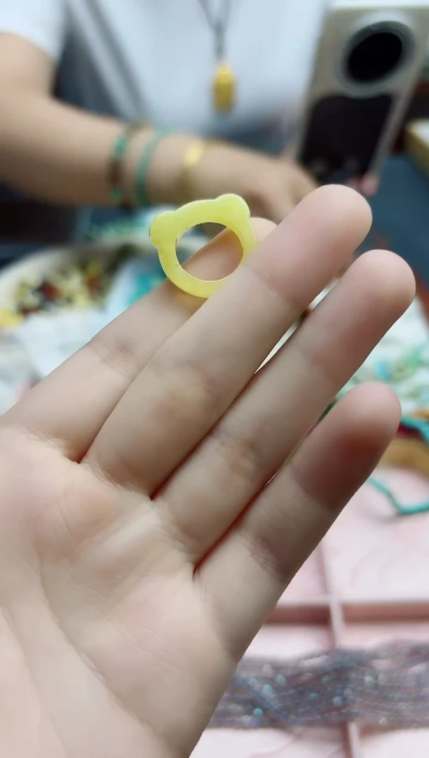 未镶嵌蜜蜡裸石蜜蜡跑环*1 GW