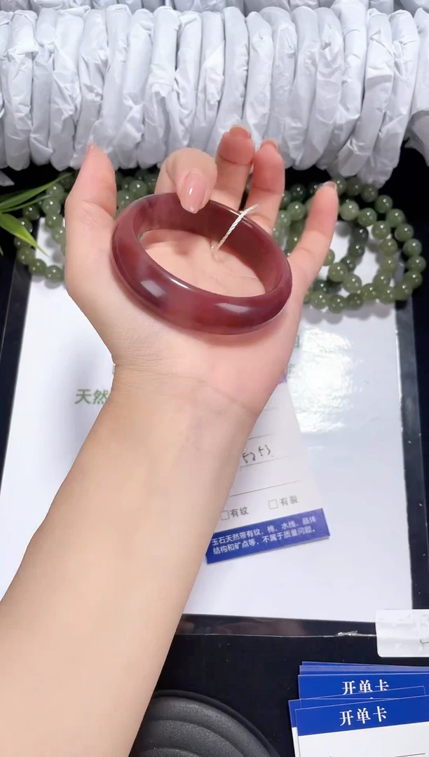 未镶嵌金丝玉石英质玉127 桃花酿 52-53