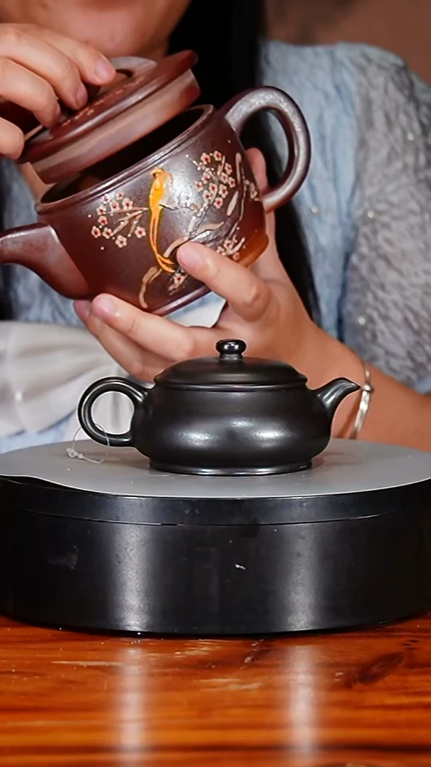 宜兴原矿紫砂壶茶壶150C