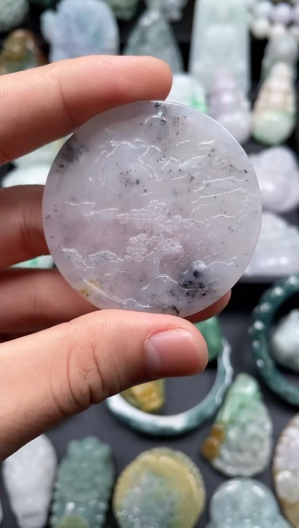 翡翠未镶嵌颈饰天然翡翠a货