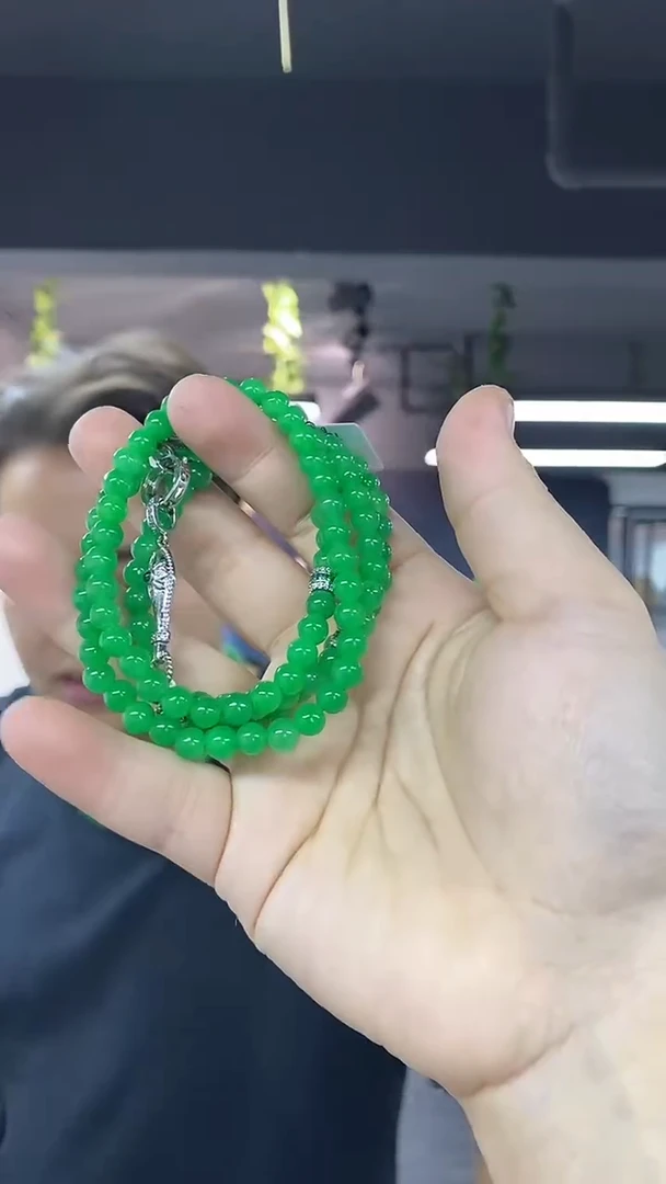 颈饰未镶嵌翡翠d****d多样性发其一颜色微差