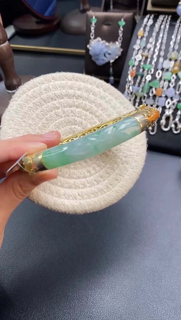 颈饰银S925镶嵌翡翠14699