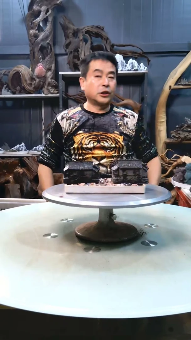 青龙石房子一对29.9