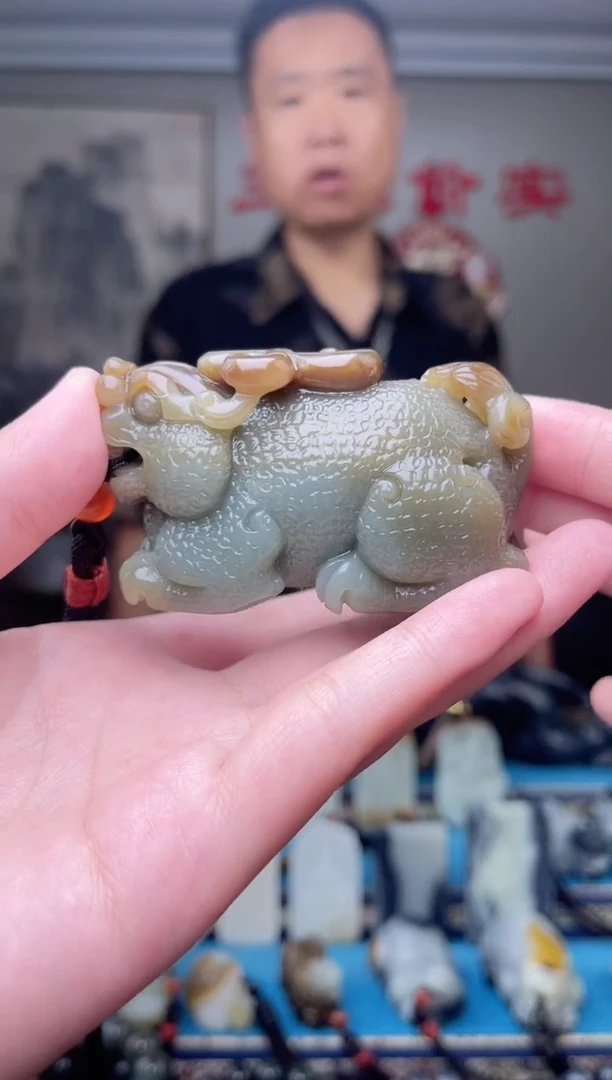 和田玉未镶嵌挂件1