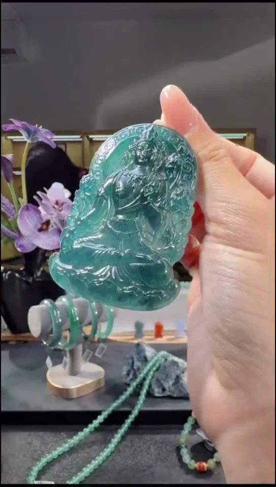 吊坠(不含链)未镶嵌翡翠度母