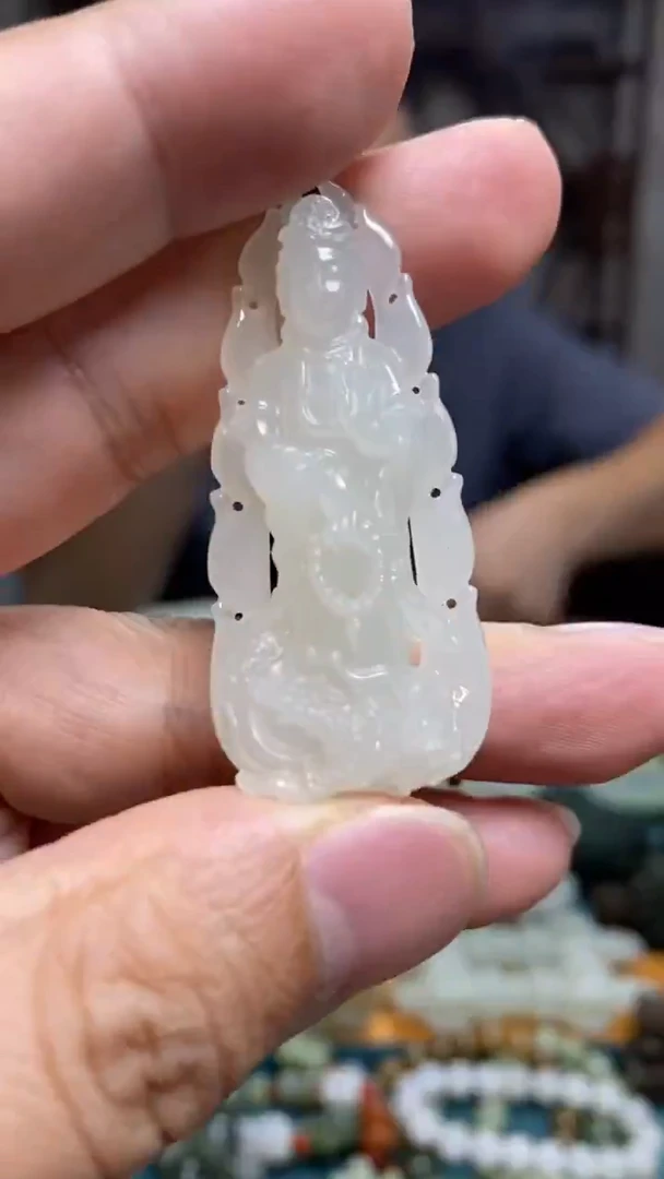 和田玉未镶嵌颈饰98