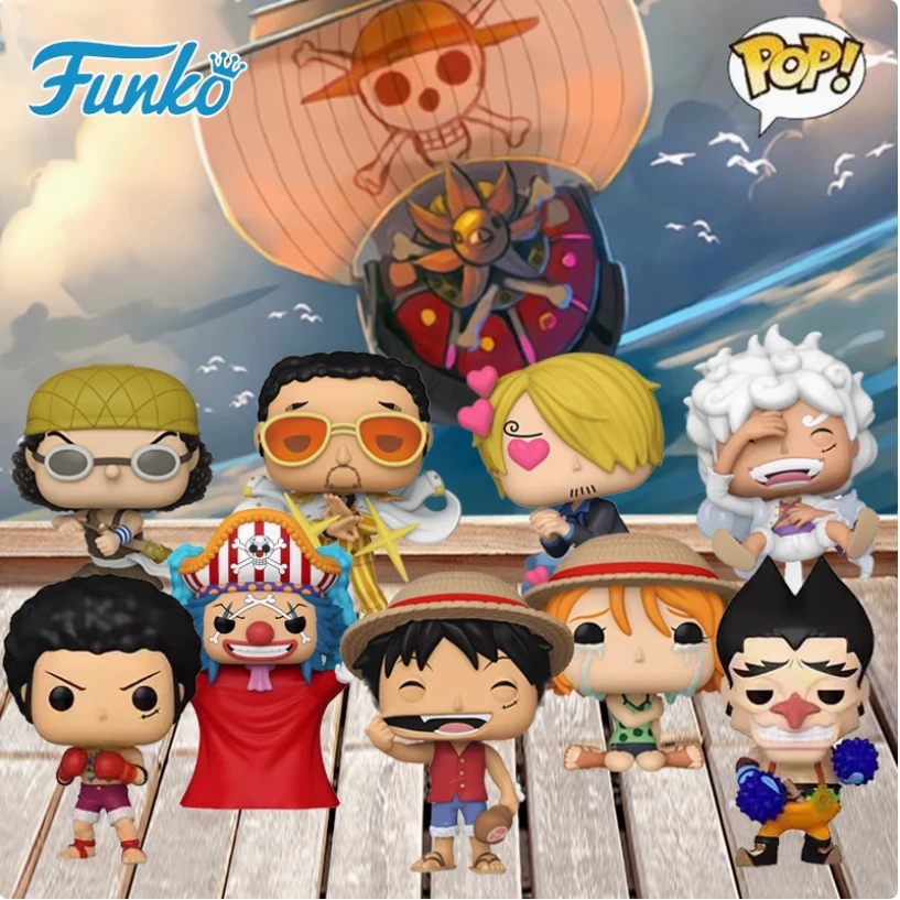 正版Funko POP海贼王 路飞艾斯索隆乌索普娜美加洛特薇薇手办模型
