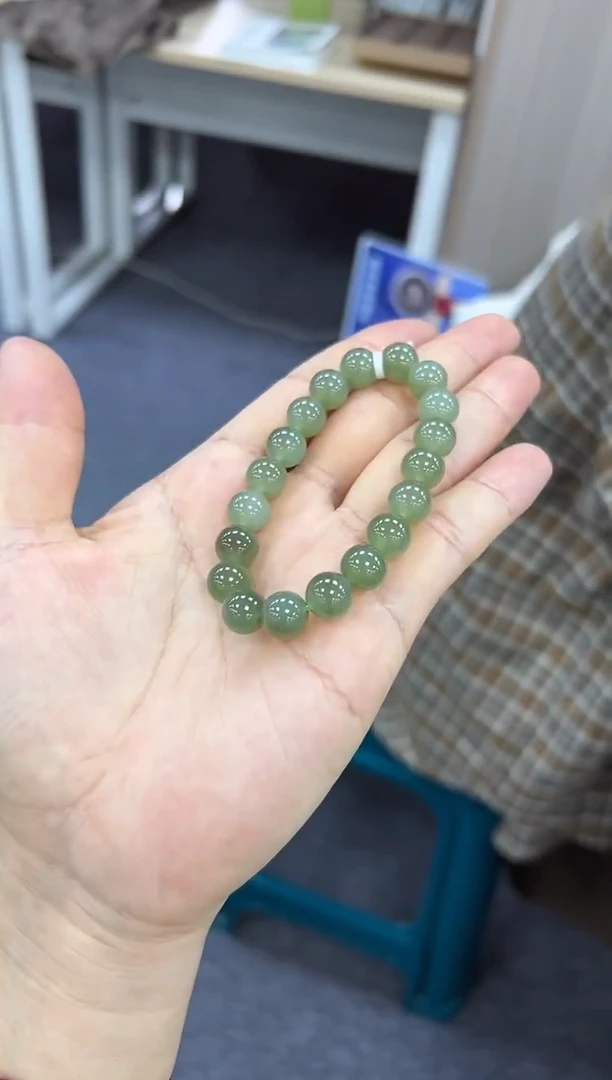颈饰未镶嵌和田玉手串10mm