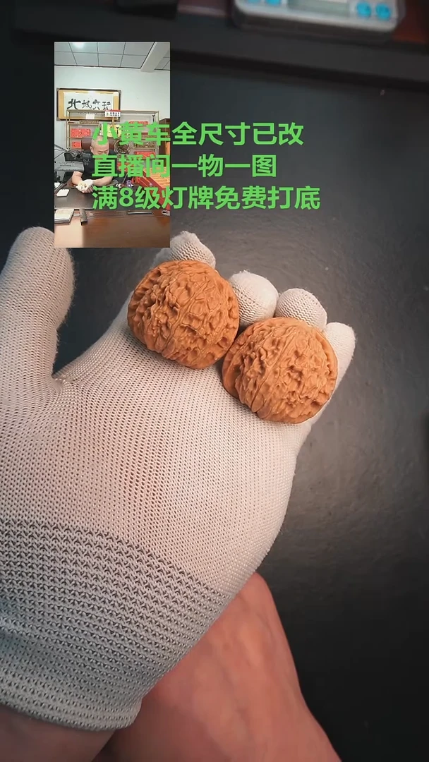 把件文玩核桃30号39白狮子