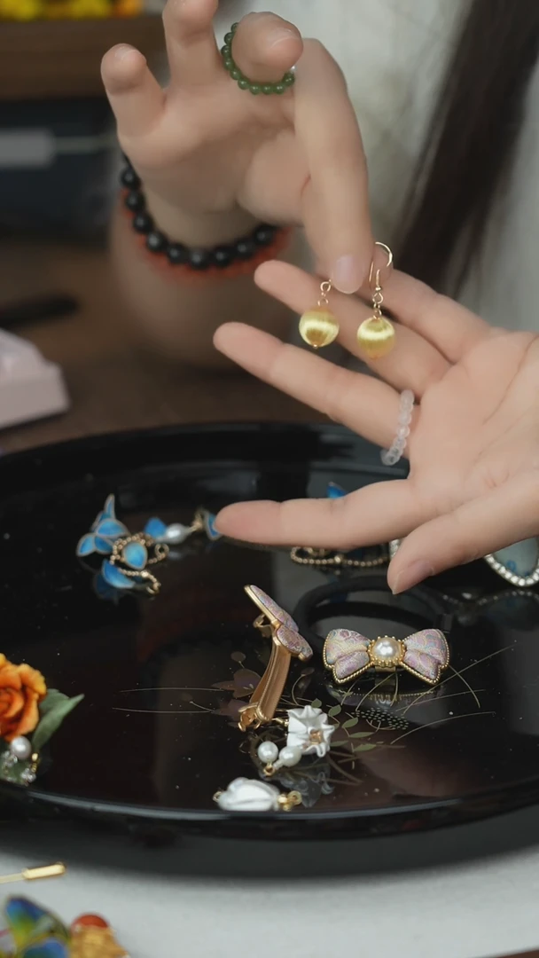 刺绣闪购纯手工非遗国风饰品