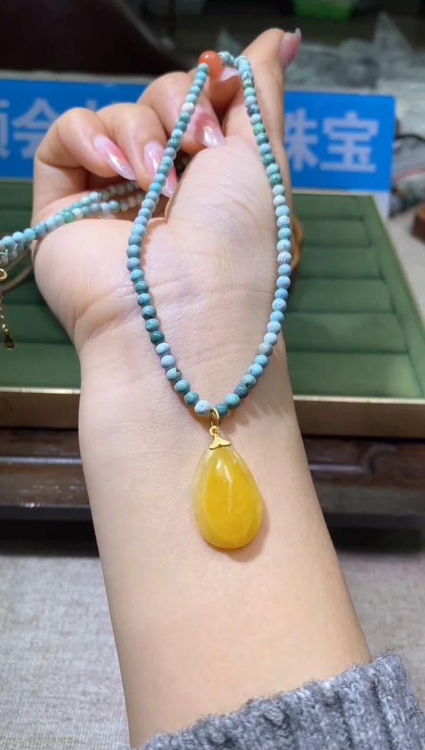 【闪购商品】蜜蜡颈饰未镶嵌多样性发一件185