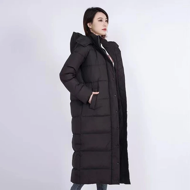 长款9格泡芙连帽羽绒服一样样的-牛牛5564