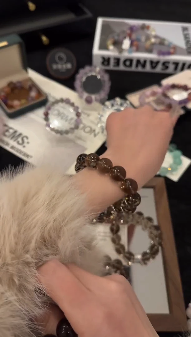 合金手链水晶茶水晶x3650