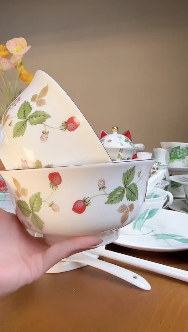 【闪购商品】莓高骨瓷面碗2个装莓高骨瓷面碗2个装