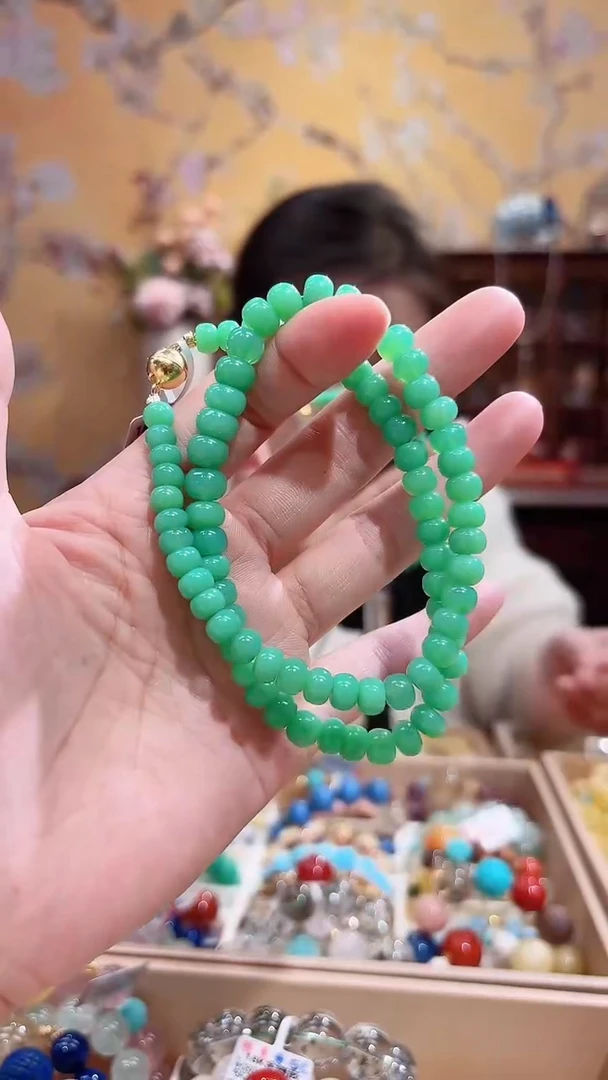 颈饰银S925镶嵌石英质玉设计款项链