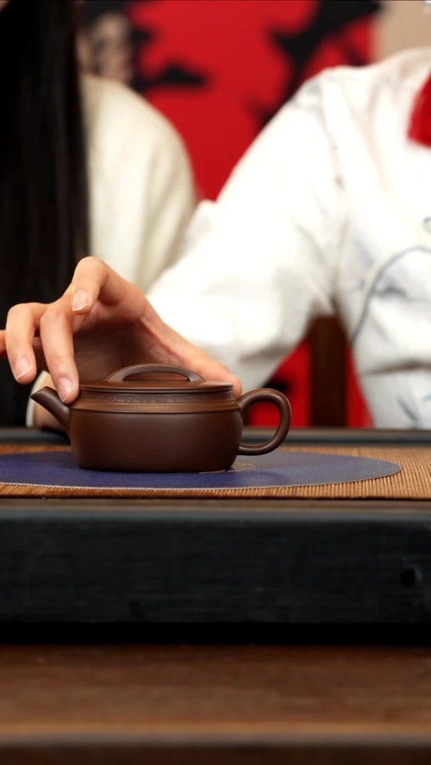 【闪购商品】紫砂茶壶WYS 底槽清 汉瓦 125cc