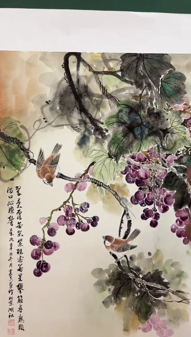 国画周建真老师绘画作品28-65