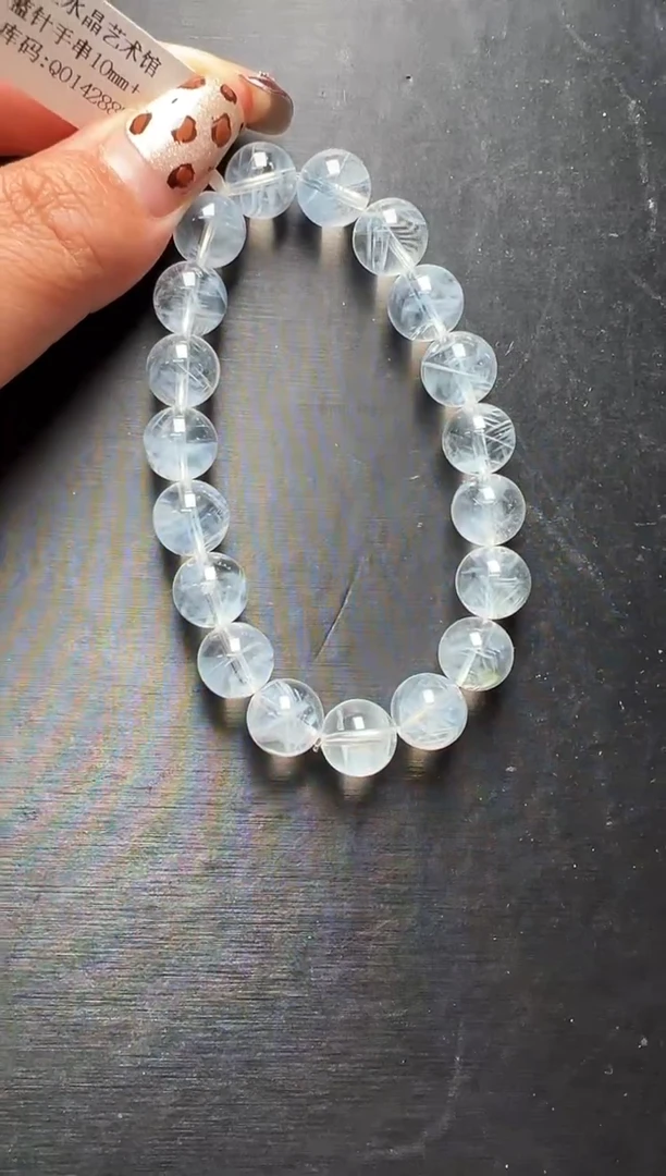 未镶嵌手串水晶蓝针手串10mm+ JP56681
