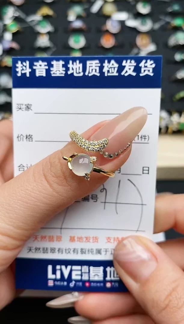【闪购商品】翡翠戒指银S925镶嵌..........