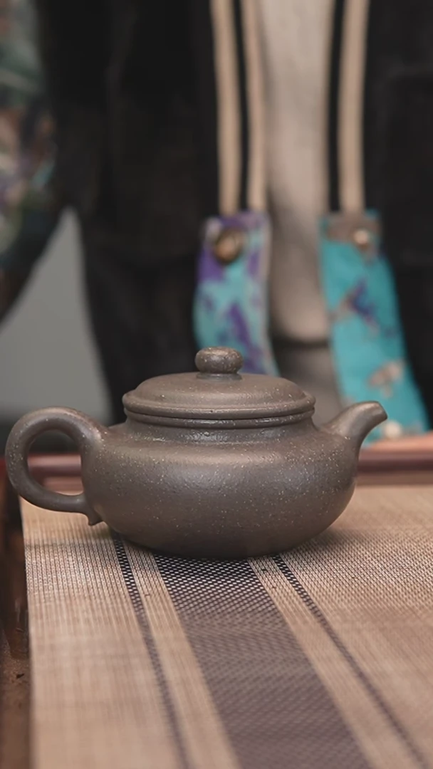 【闪购商品】紫砂茶壶封釉天青仿古