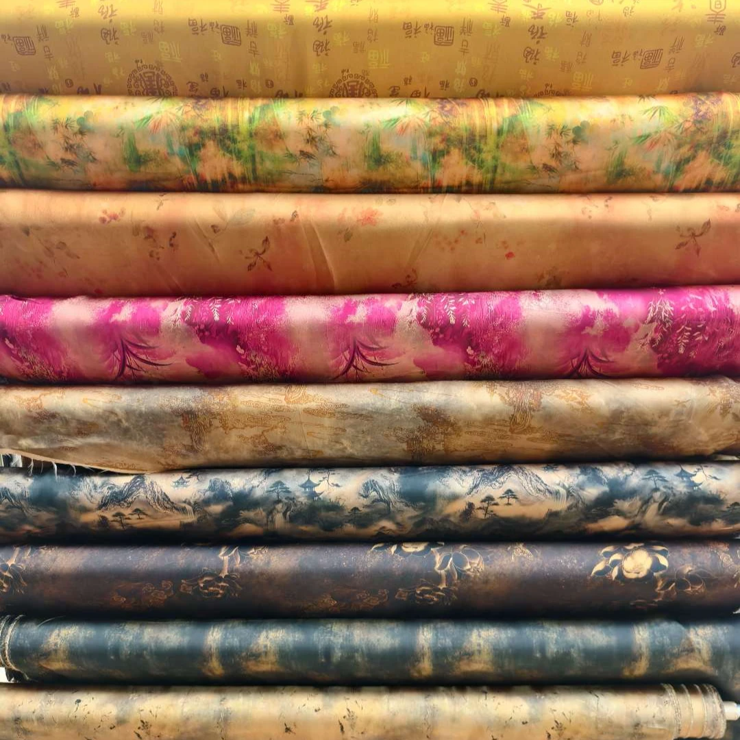 （30~180）直播间高端真丝香云纱面料DIY