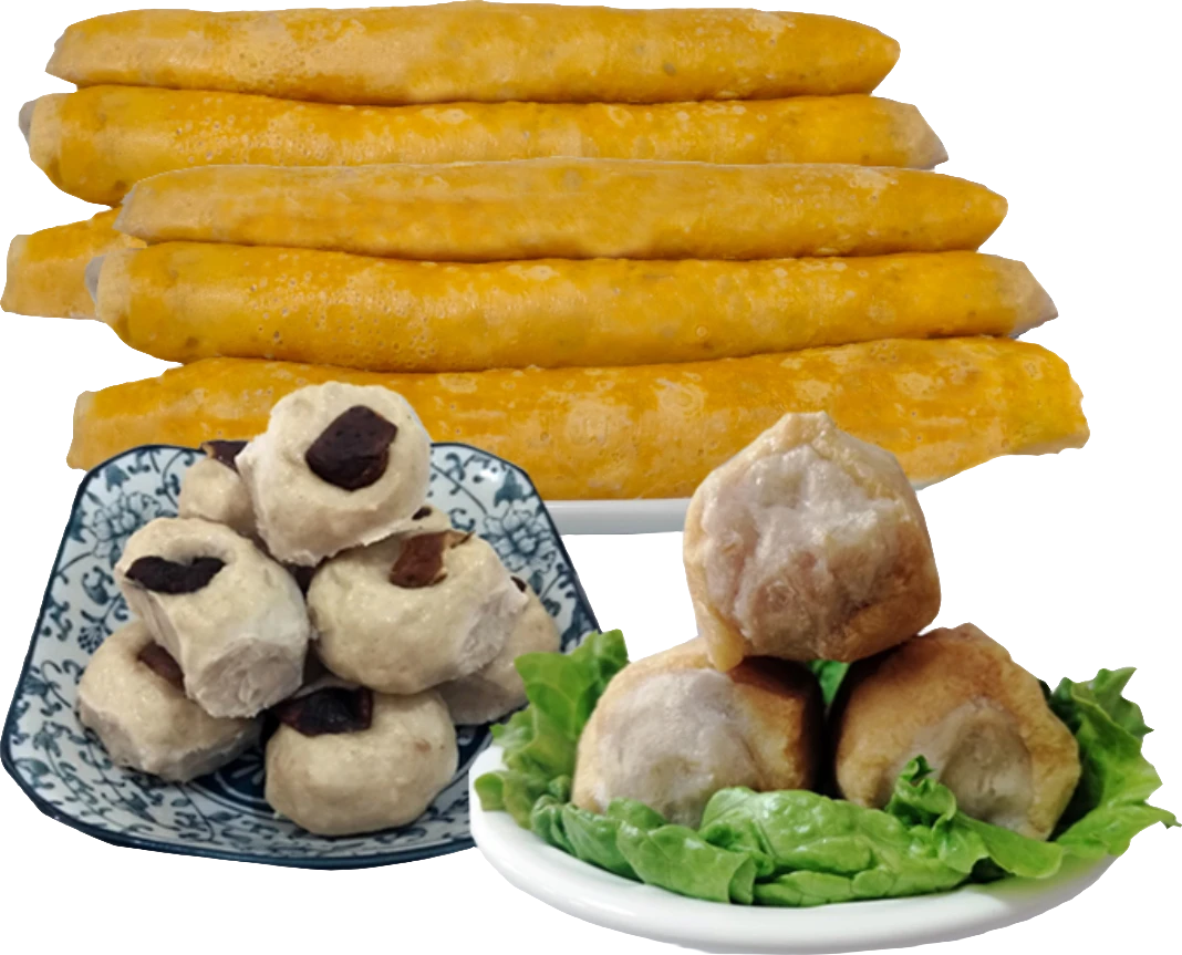 【5合1套餐】传统 现代 牛斗猪豆腐丸 牛斗猪牛肉丸 猪肉丸各一斤