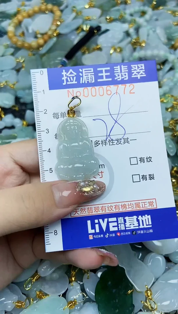 翡翠未镶嵌颈饰天然A货翡翠
