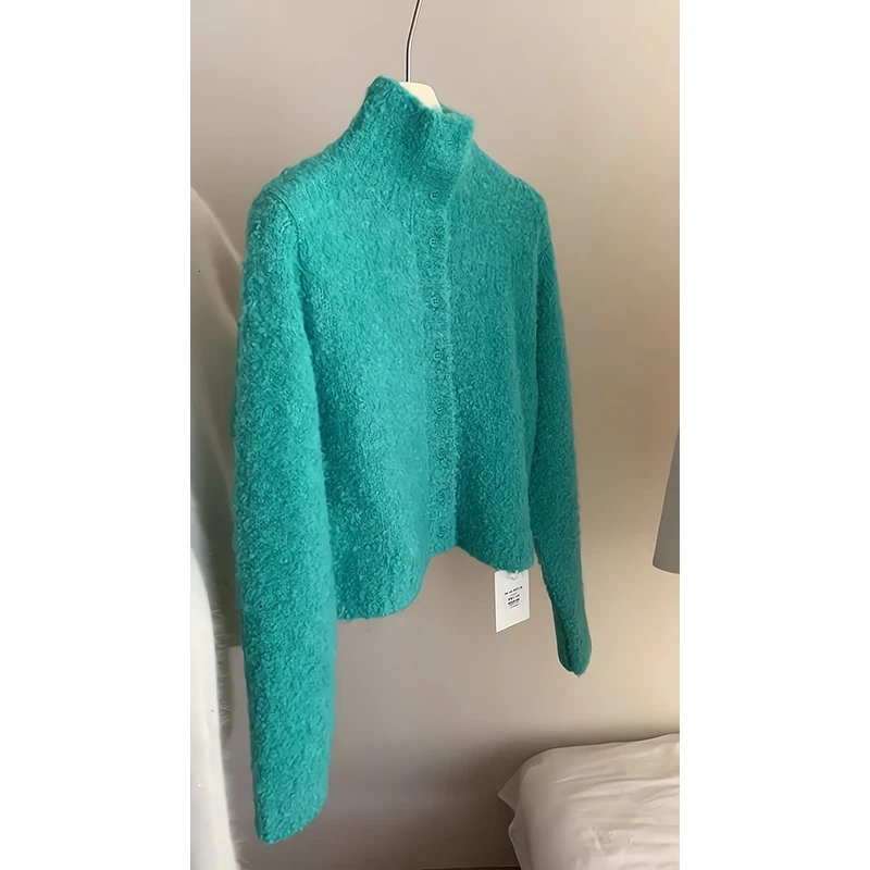 款加厚早春穿搭独特别致洋气休闲装秋冬长袖毛衣休闲女装显瘦上衣