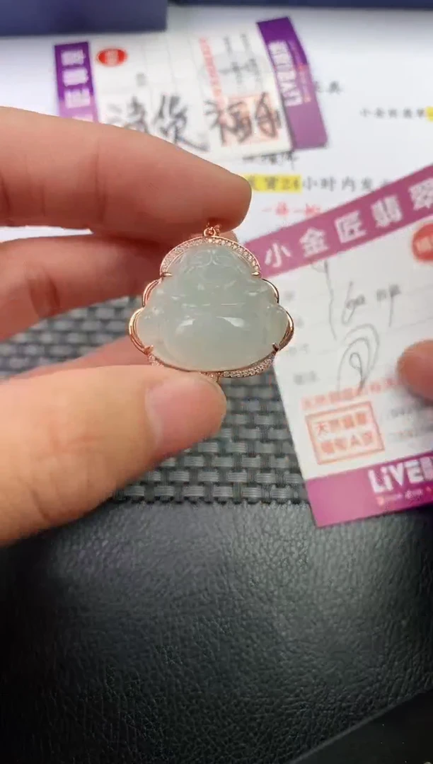 翡翠银S925镶嵌颈饰·