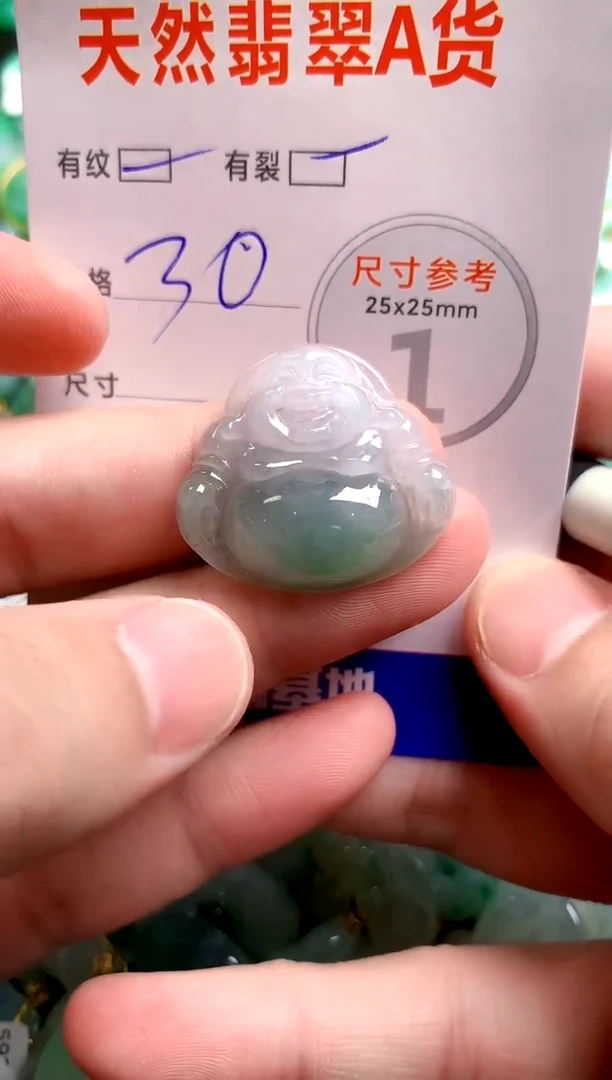 翡翠未镶嵌颈饰23000912