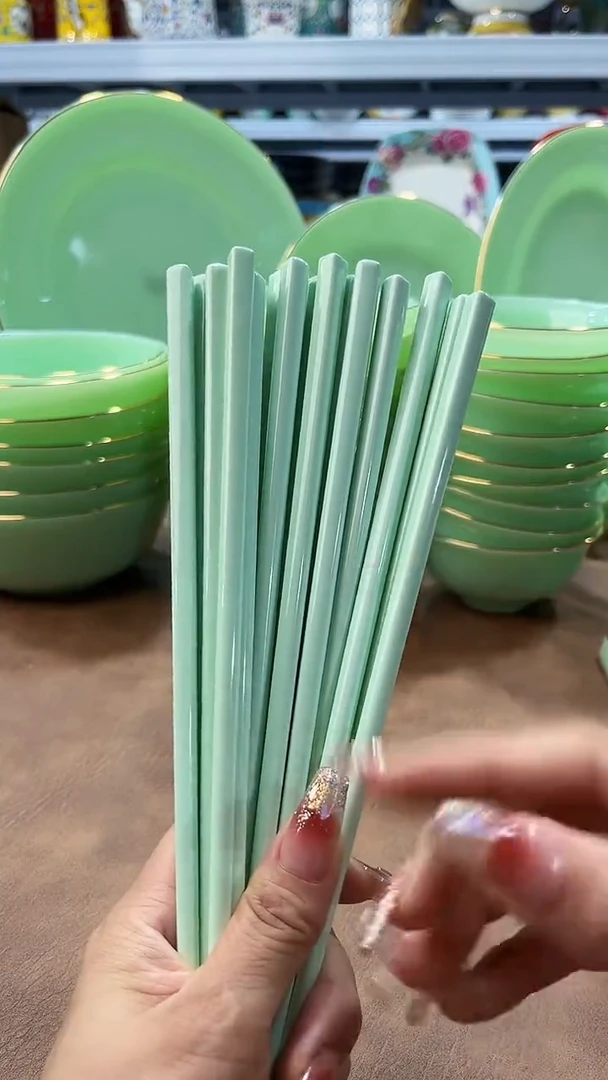 玉瓷筷子10双景德镇餐具