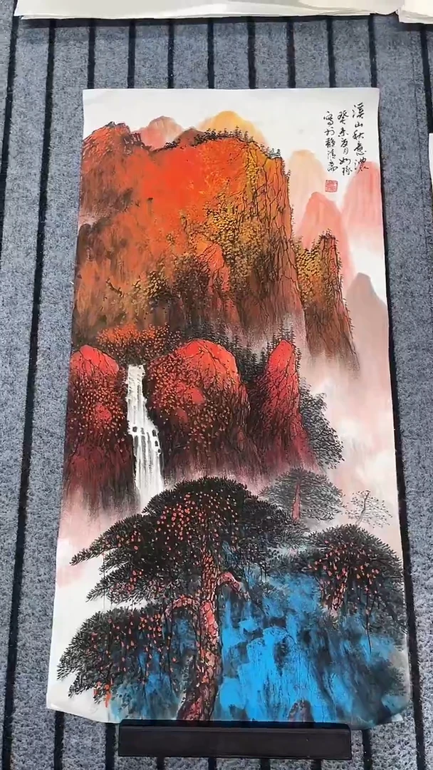 精品国画山水作品