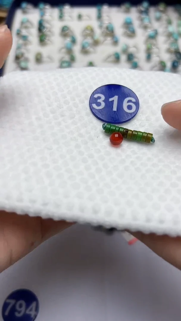 玛瑙/玉髓珠子未镶嵌316随机发