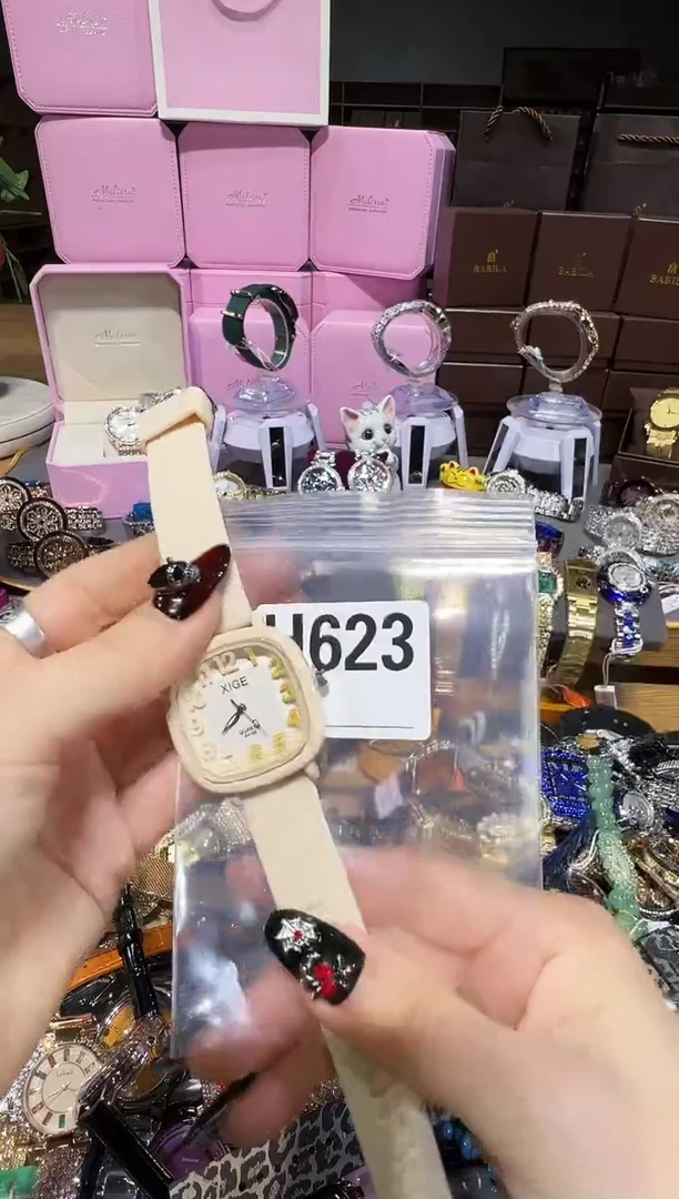 石英机芯不锈钢不锈钢直播定闪专用