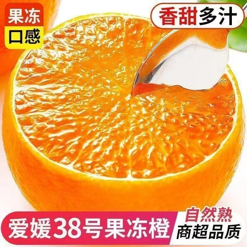 h正宗爱媛38号果冻橙四川眉山新鲜现摘现发细嫩多汁